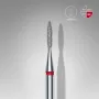 STALEKS EXPERT Elmas frez, alev şekli, kırmızı, çap 1,6 mm, çalışma kısmı 8 mm