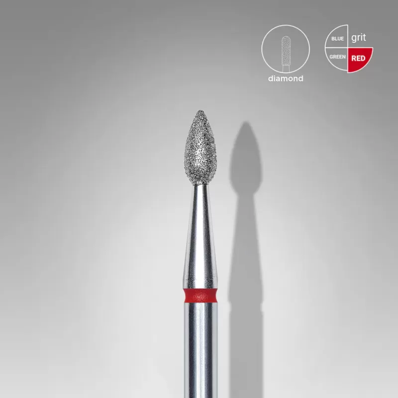 STALEKS EXPERT Elmas freze "damla" çap 2,3 mm, çalışma kısmı 5 mm