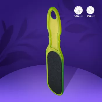 STALEKS CLASSIC 10 TYPE 1 Plastik, Çift Taraflı Ayaklar için Törpü, 100/180 Grit