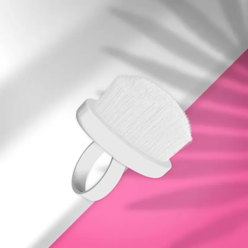 STALEKS EXPERT 03 Mini Tozu gidermek için yumuşak  manikür fırçası