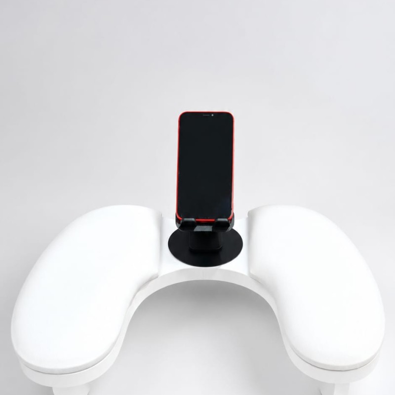 Telefon Standlı U Ahşap Manikür Sehpa