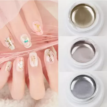 Metalik Protez Tırnak Jeli