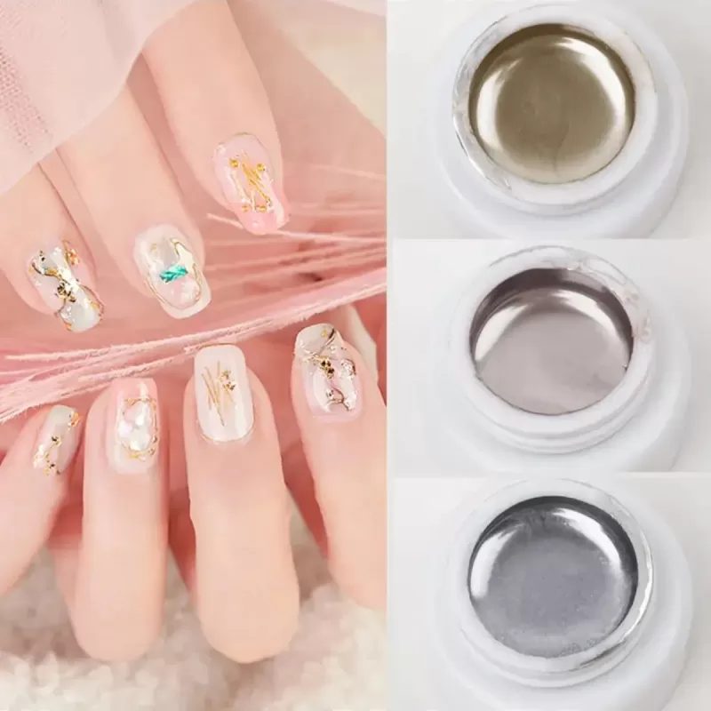 Metalik Protez Tırnak Jeli