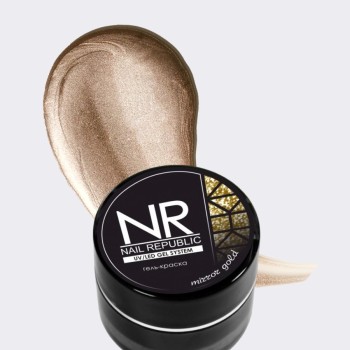 Nail Republic Mirror (Ayna Efektli Altın) Serisi