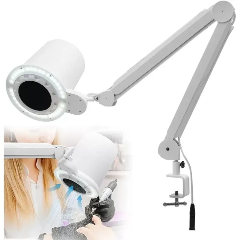 Üstten Çekmeli Güçlü Manikür ve  Pedikür için Tırnak Toz Toplayıcı