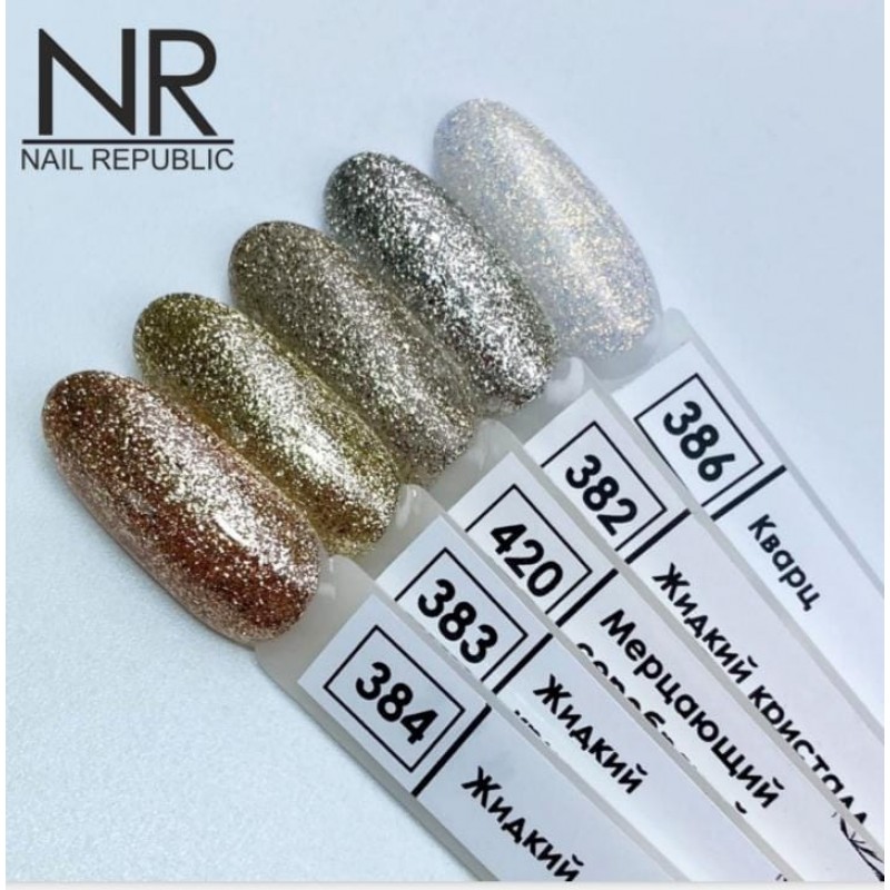 Nail Republic Kalıcı Oje Simli Seri ( Parçalı Folyo)