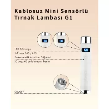 Manyetik Standlı Manikür UV Lamba